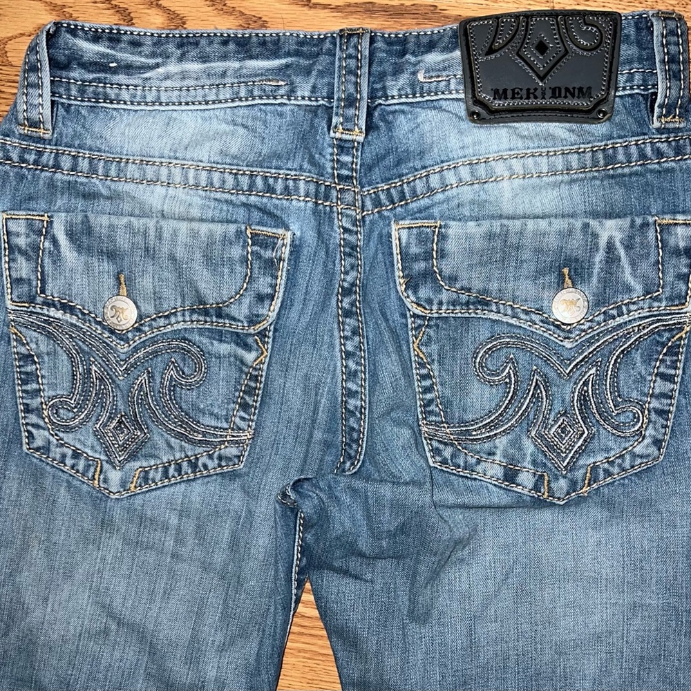 MEK DNM Perth B2 Boot Denim Blue Jeans Sz 32x32